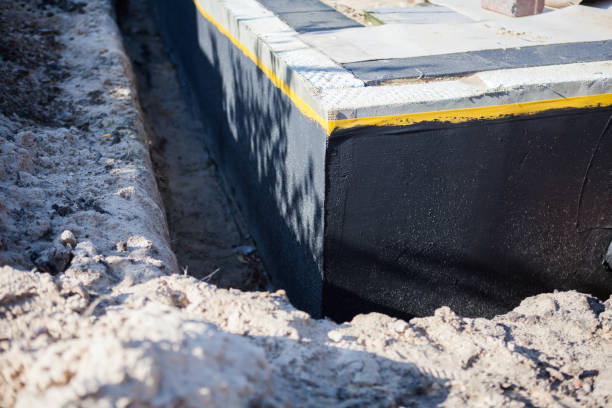 Residential Waterproofing installation at a Rudolph, WI home by SJ Waterproofing Pros