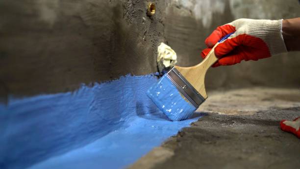 Commercial Waterproofing project at a Rudolph, WI business property by SJ Waterproofing Pros